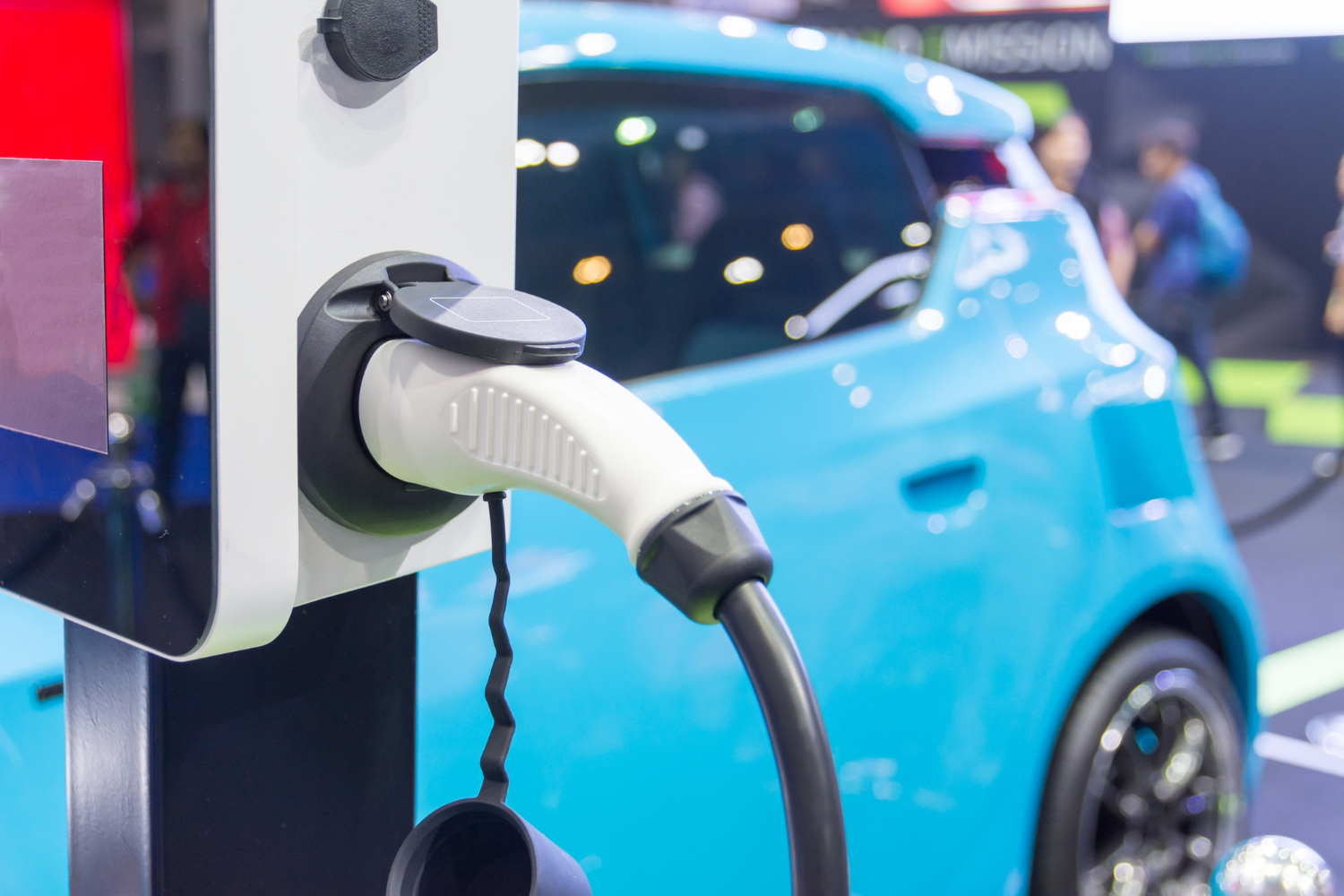 Commercial EV charging installation