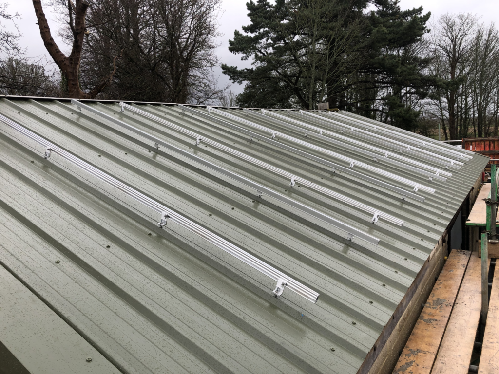 Support system for solar panels